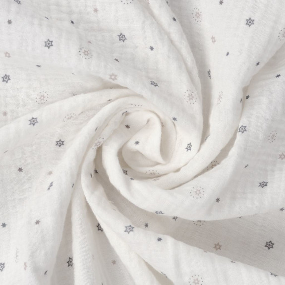 Mušelínové prestieradlo Dizajn s gumou 60 x 120 cm BabyMatex