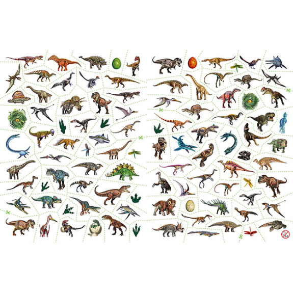 Maľovanky a 100 tetovaní Dinosaury