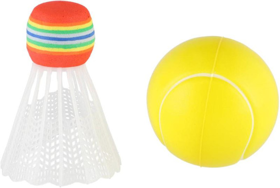 Súprava na soft tenis 2 pálky 40 cm + loptička a košíček