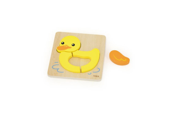 Drevené puzzle pre najmenších - Kačička