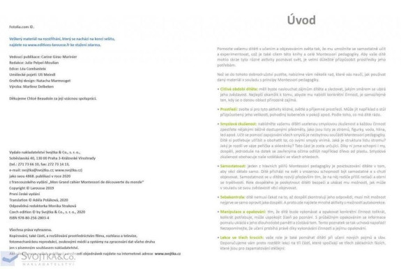 Môj veľký zošit Montessori objavuj svet