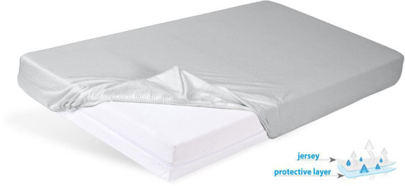 Nepremokavé prestieradlo jersey 60 x 120 cm Babymatex