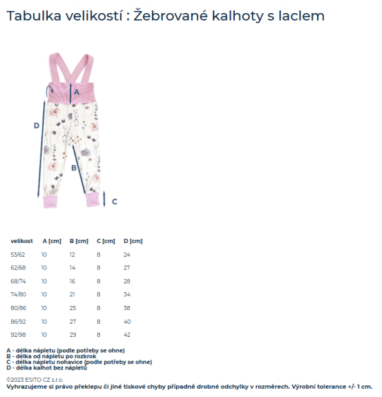 Rastúce rebrované nohavice s trakmi Color Sage - zelená Esito
