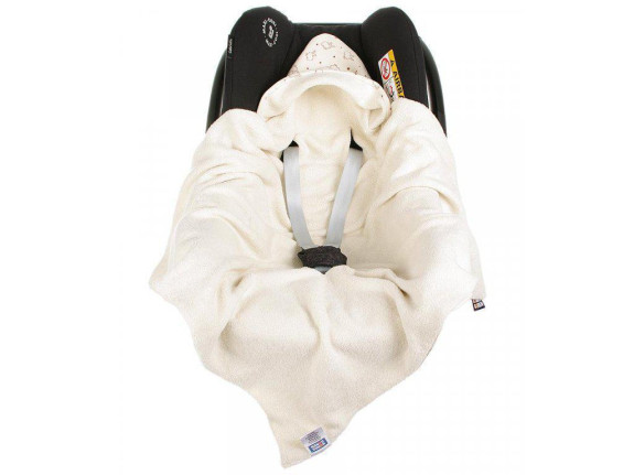 Letná zavinovačka do autosedačky z bio-bavlny