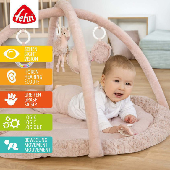 3D aktivity deka Baby Fehn Plameniak, Pink