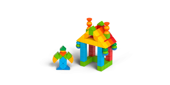 Geomag Magicube Shapes 164 dielikov
