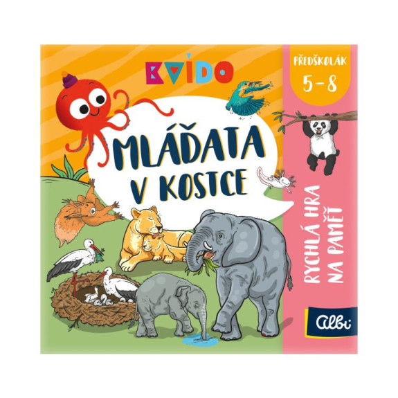 Kvído Mláďatá v kocke Albi
