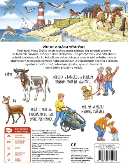 Na cesty - Veľká knižka zvieratká - prvé slová