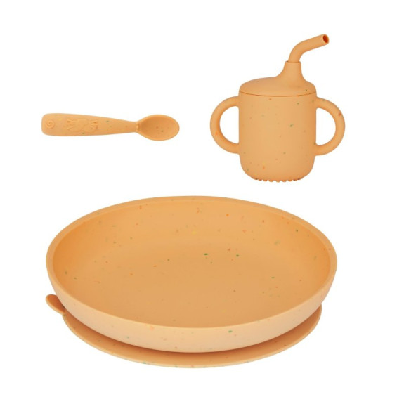 Silikónová jedálenská sada Grown-Up Meal Set Little Babymoov