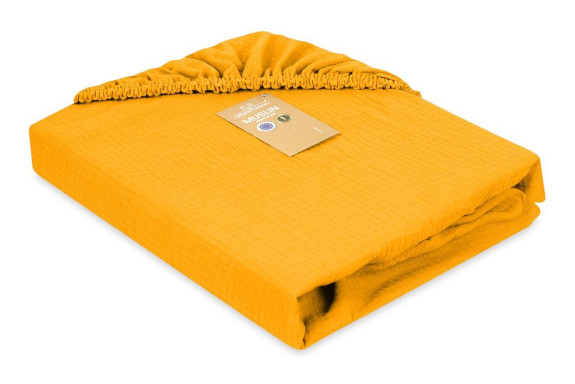 Mušelínové prestieradlo s gumou 60 x 120 cm BabyMatex
