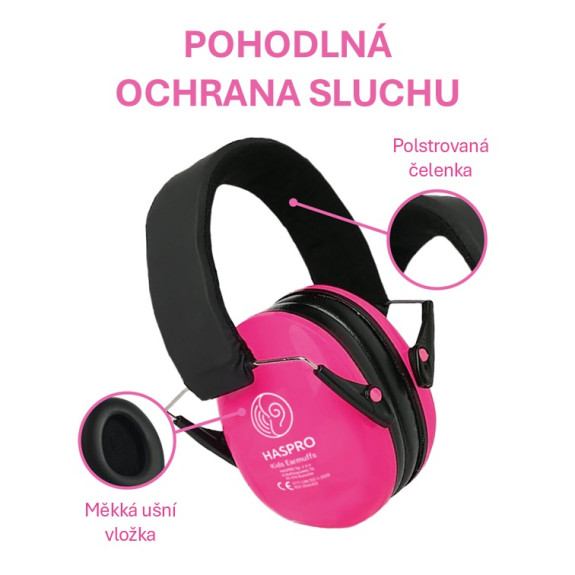 Hearing Protection Kids slúchadlá na uši Haspro