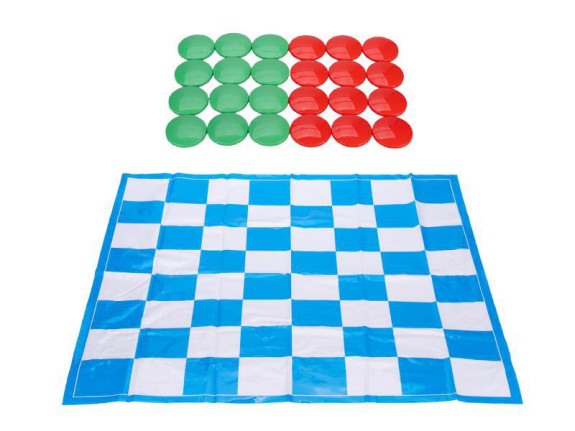 Dáma spoločenská hra 90x90 cm