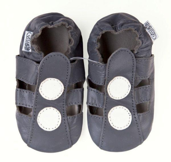 Kožené capáčky 12-18 m (21) 14,2 cm Capiki