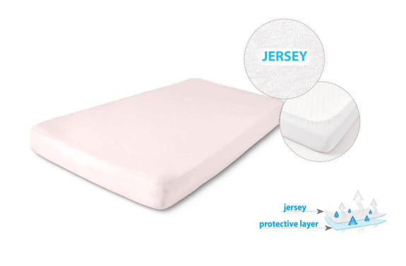 Nepremokavé prestieradlo jersey 60 x 120 cm Babymatex