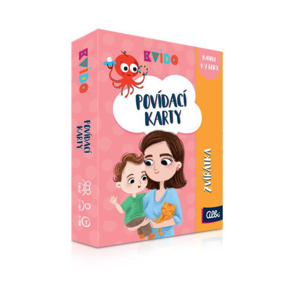 Rozprávacie karty: Zvieratká Kvído
