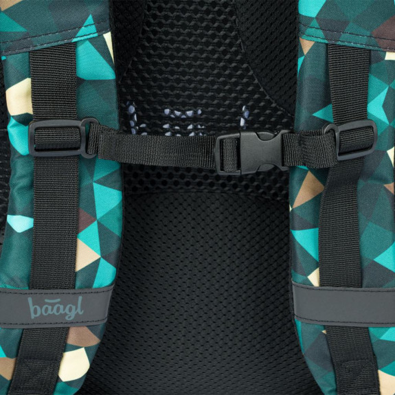 Set 3 Skate Polygon: batoh, peračník, sáčok Baagl