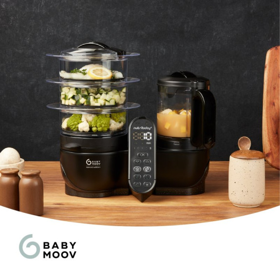 Multifunkčný prístroj Nutribaby+ XL Mineral Black Babymoov