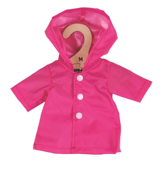 Ružový kabátik pre bábiku Bigjigs Toys