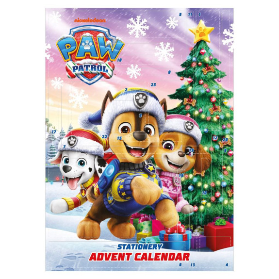 Adventný kalendár V2 papierenský Tlapková patrola