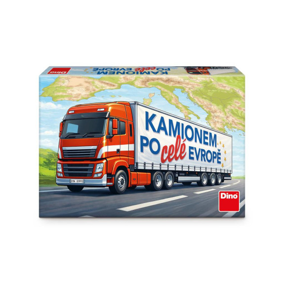 Kamiónom po celej Európe spoločenská hra