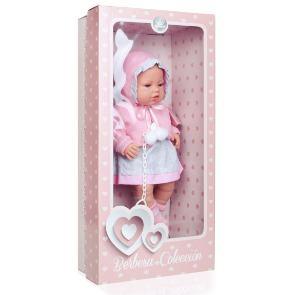 Luxusná detská bábika-bábätko Berbesa Amanda 43cm