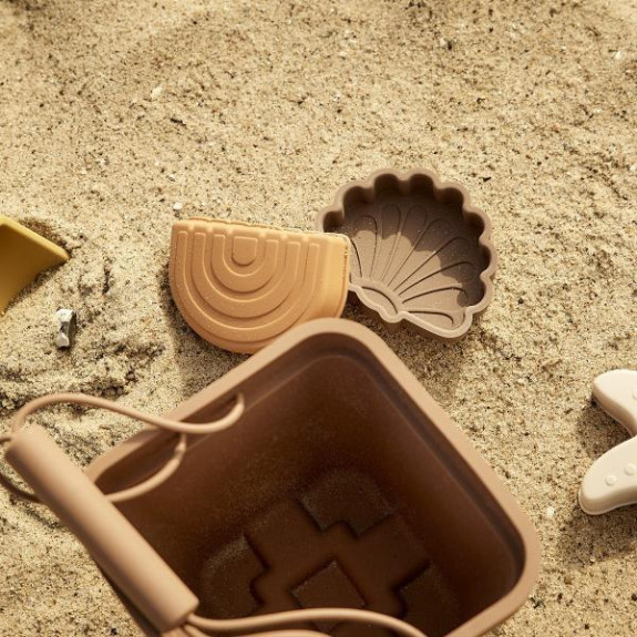 Milan Silikónová sada na piesok Brown Color mix Nuuroo