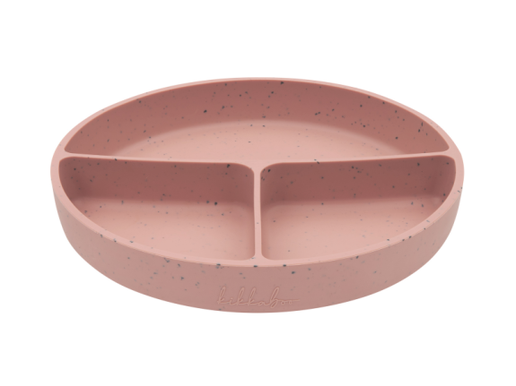 Tanier delený s prísavkou Platinum Silicone KikkaBoo