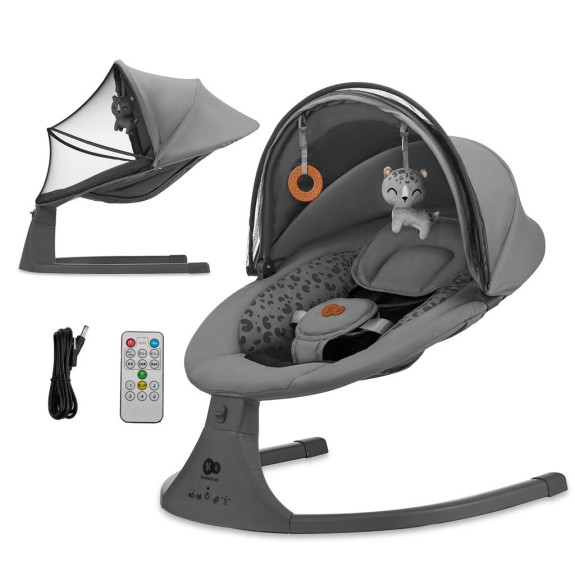 Lehátko hojdacia s melódiou 2 v 1 Lumi, do 9 kg, Premium Kinderkraft