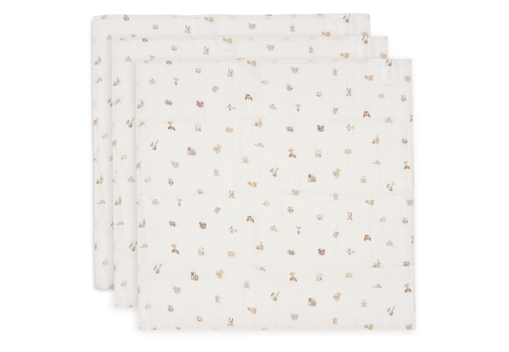Plienky 3 ks 70x70 cm Jollein
