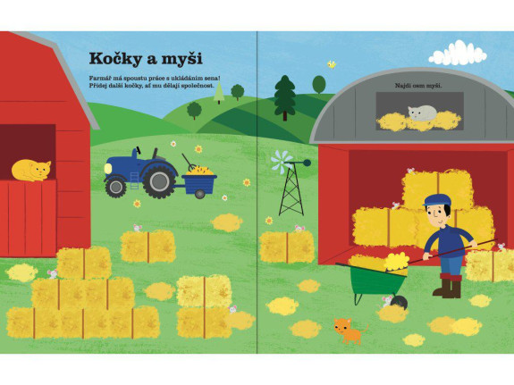 Rušná farma 2000 samolepiek