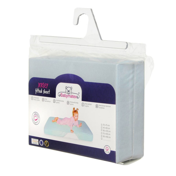 Prestieradlo jersey do kočíka 75 x 35 cm BabyMatex