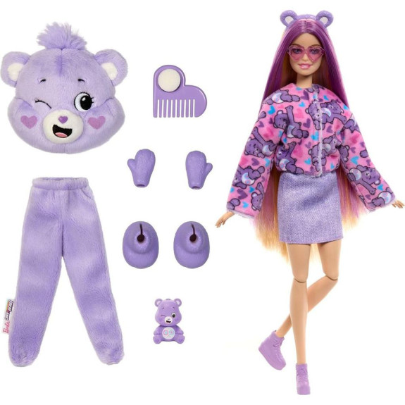 Barbie Cutie Reveal Barbie a starostliví medvidci - modrá JCN96