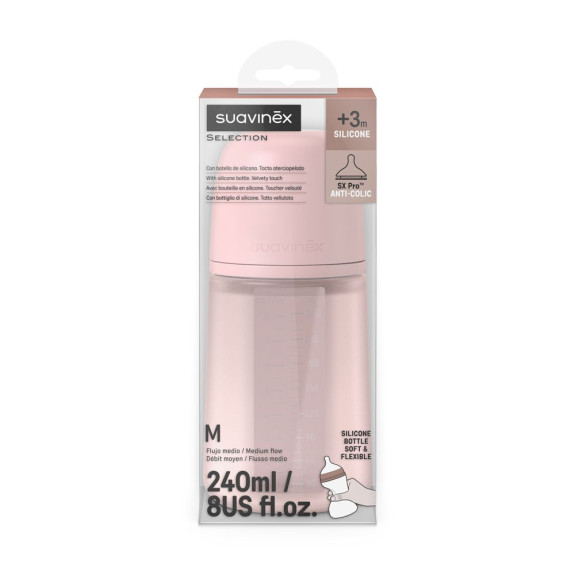 Dojčenská fľaša 240 ml M Suavinex
