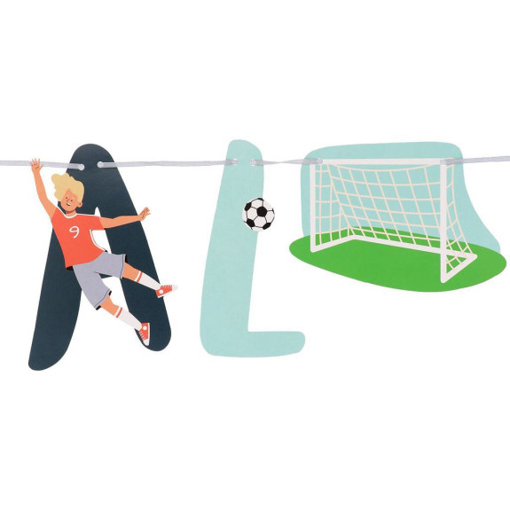 Baner závesný "Happy Birthday It´s a Goal", 1,5 m