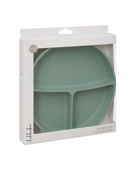 Tanier delený s prísavkou Platinum Silicone KikkaBoo