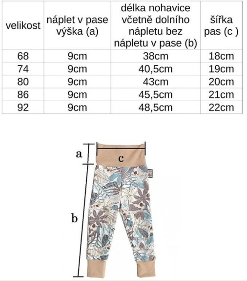 Protišmykové nohavice pre deti na lezenie koala džungľa