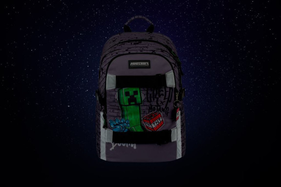 Školský batoh Skate Minecraft TNT Baagl