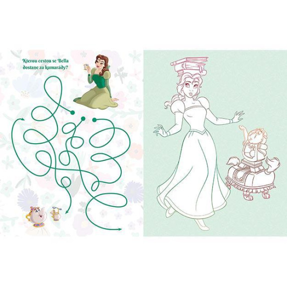 Aktivity s pop-up samolepkami Disney Princezné