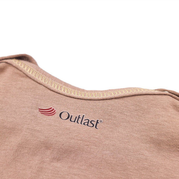 Body tenké KR obrázok Outlast®UV faktor 50+, oriešková