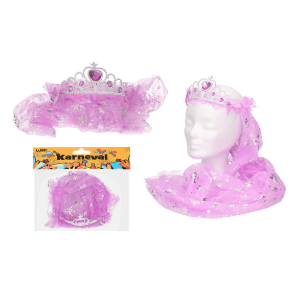 Set karneval - čelenka so závojom