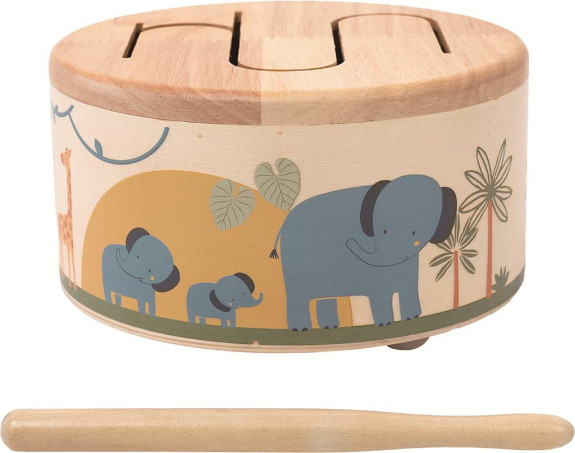 Drevený bubienok Safari 2Kids Toys