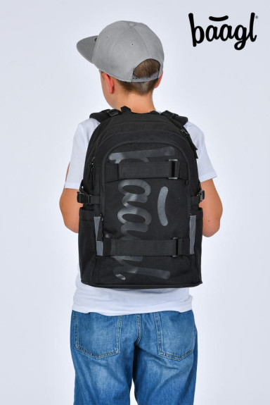 Školský batoh Skate Uni čierny GRS Baagl