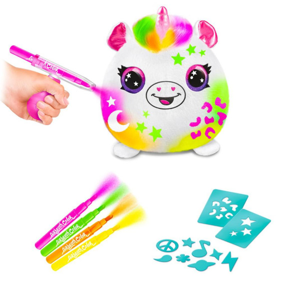 Neon Squish Pals Paint Can Airbrush