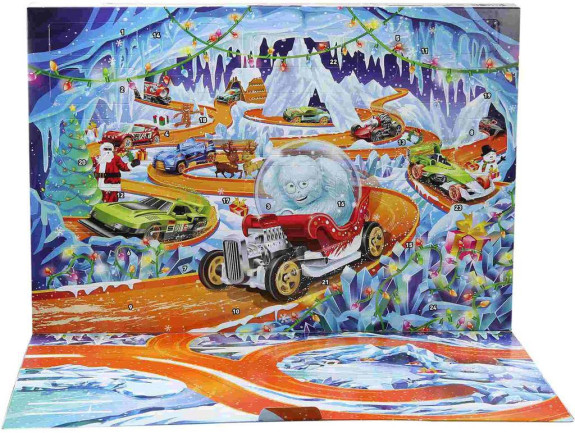 Adventný kalendár Hot Wheels 2026 Mattel