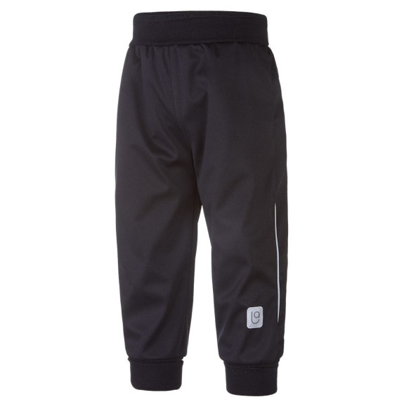 Nohavice softshell Stretch tenké čierne Little Angel