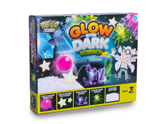 Glow in the dark - sada pokusov v krabičke