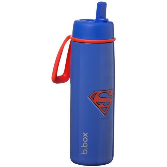 Nerezová termofľaša so slamkou 690 ml Superman B.Box
