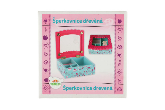 Šperkovnica Princess odklápacia , drevená