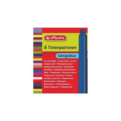 Atramentové bombičky 2 x 6ks - modré Herlitz