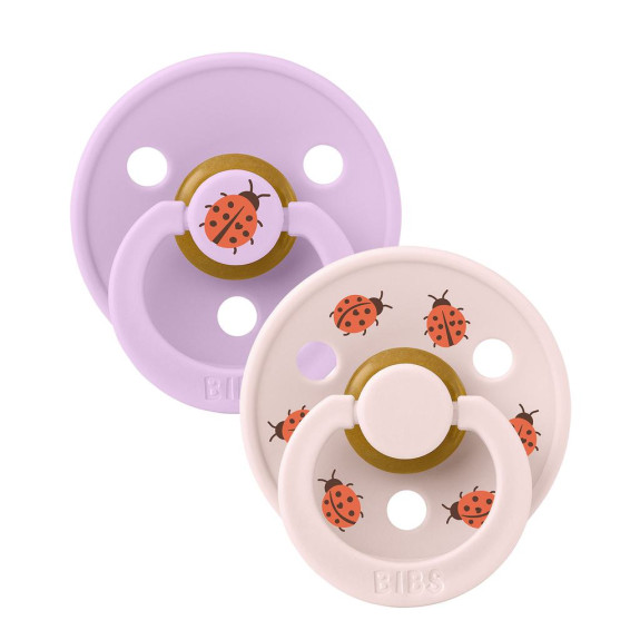 Colour Ladybug cumlíky z prírodného kaučuku 2 ks 6 - 18 m Bibs